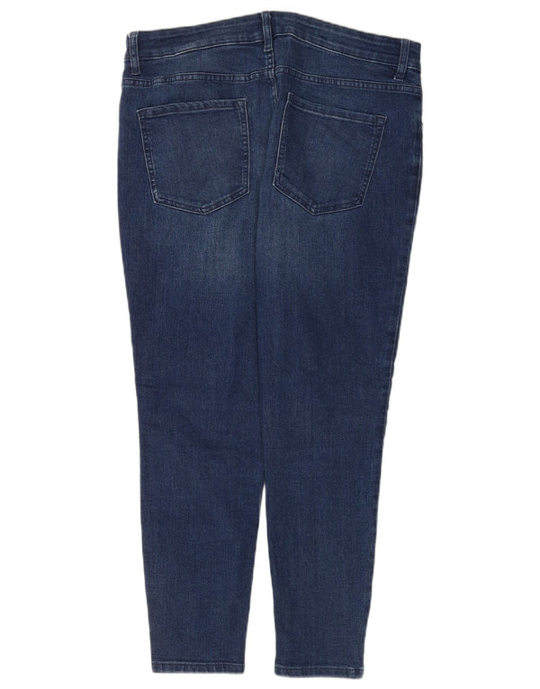 Marks & Spencer Damskie The Ivy Skinny Jeans UK 16 Duże W34 L25 Niebieskie Bawełniane