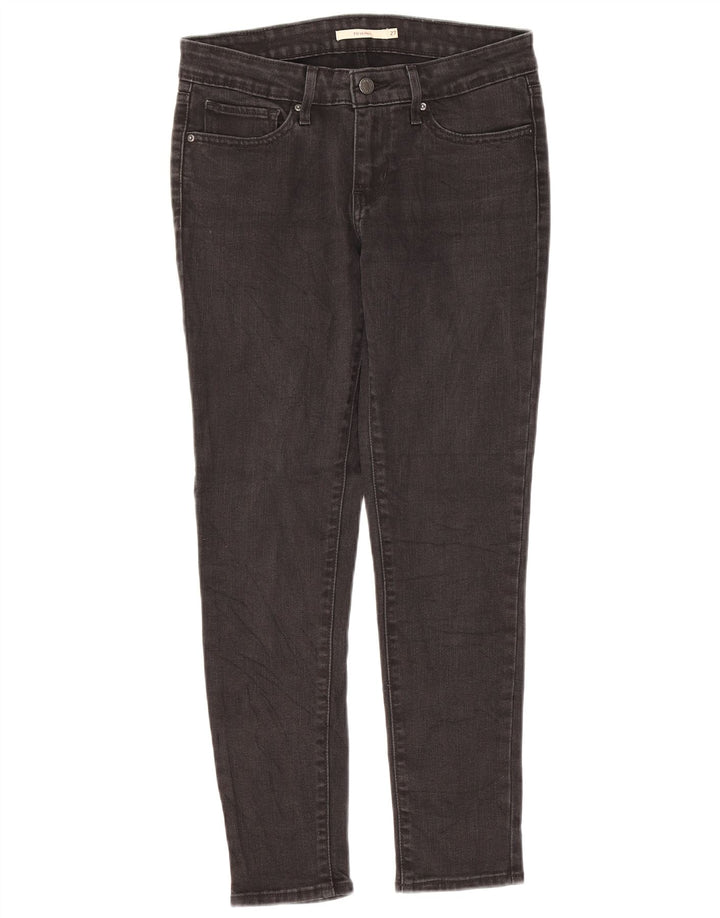 Damskie jeansy LEVI'S 711 Skinny W27 L27 Czarna bawełna