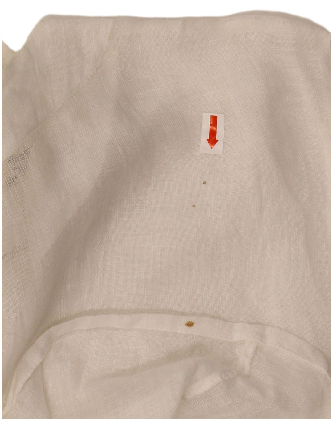 Damska bluzka koszulowa z krótkim rękawem VINTAGE IT 48 XL Biała