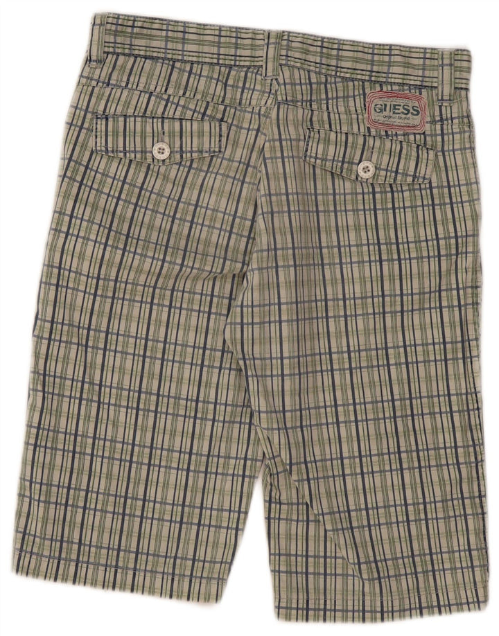 Damskie spodenki Chino Guess UK 14 Large W32 w wielobarwną kratkę