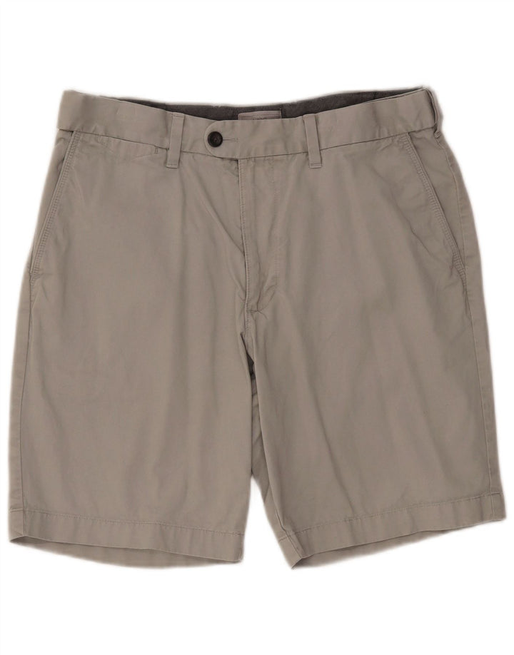 Męskie spodenki Chino Marks & Spencer W34, duże, szare, bawełniane