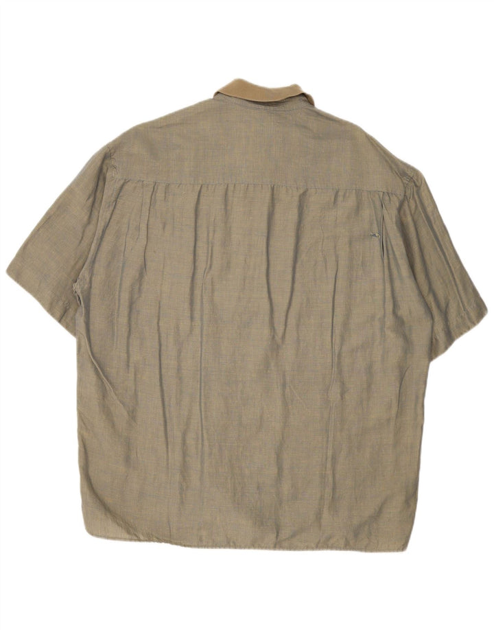 Męska koszula z krótkim rękawem Gran Sasso XL khaki