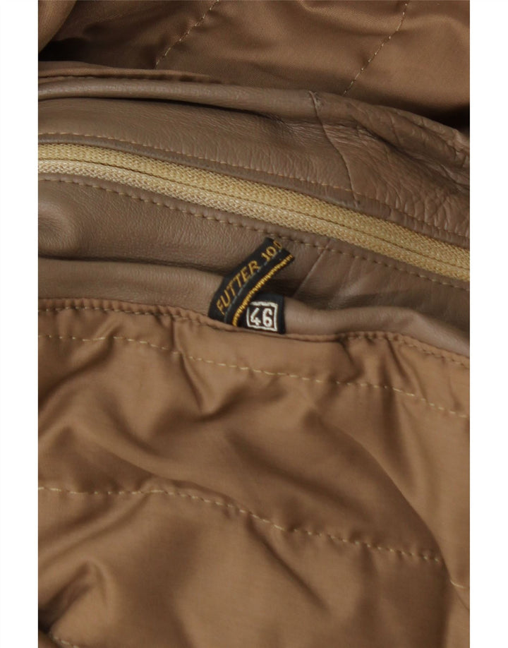 Vintage męska skórzana kurtka IT 46 Small Brown