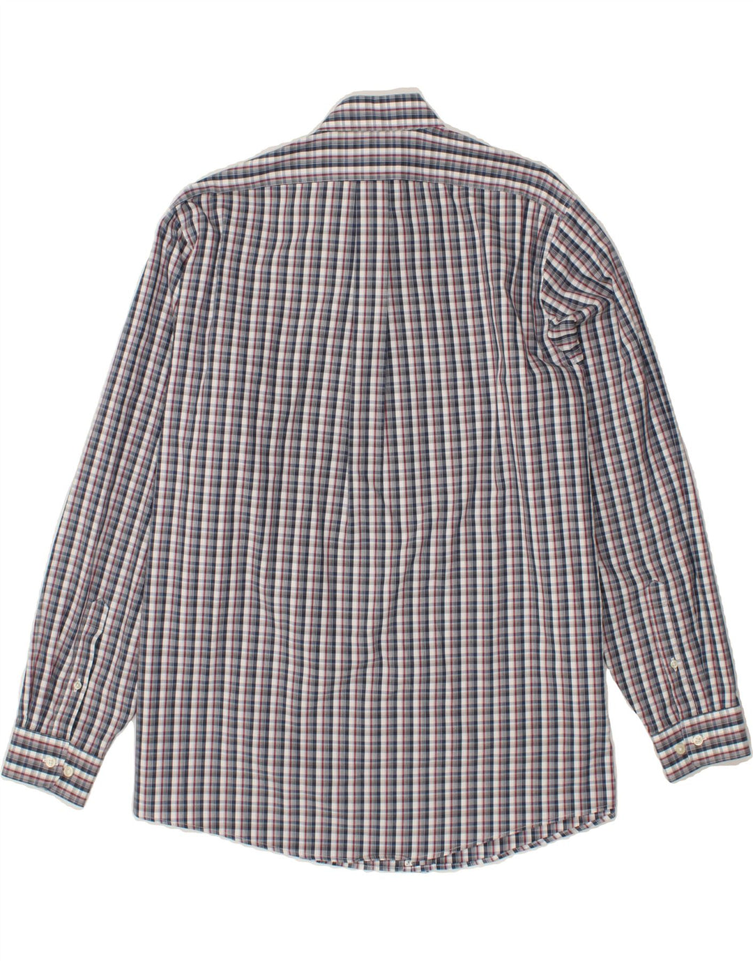 EDDIE BAUER Mens Relaxed Fit Shirt Large Blue Check Cotton Vintage Eddie Bauer and Second-Hand Eddie Bauer from Messina Hembry 