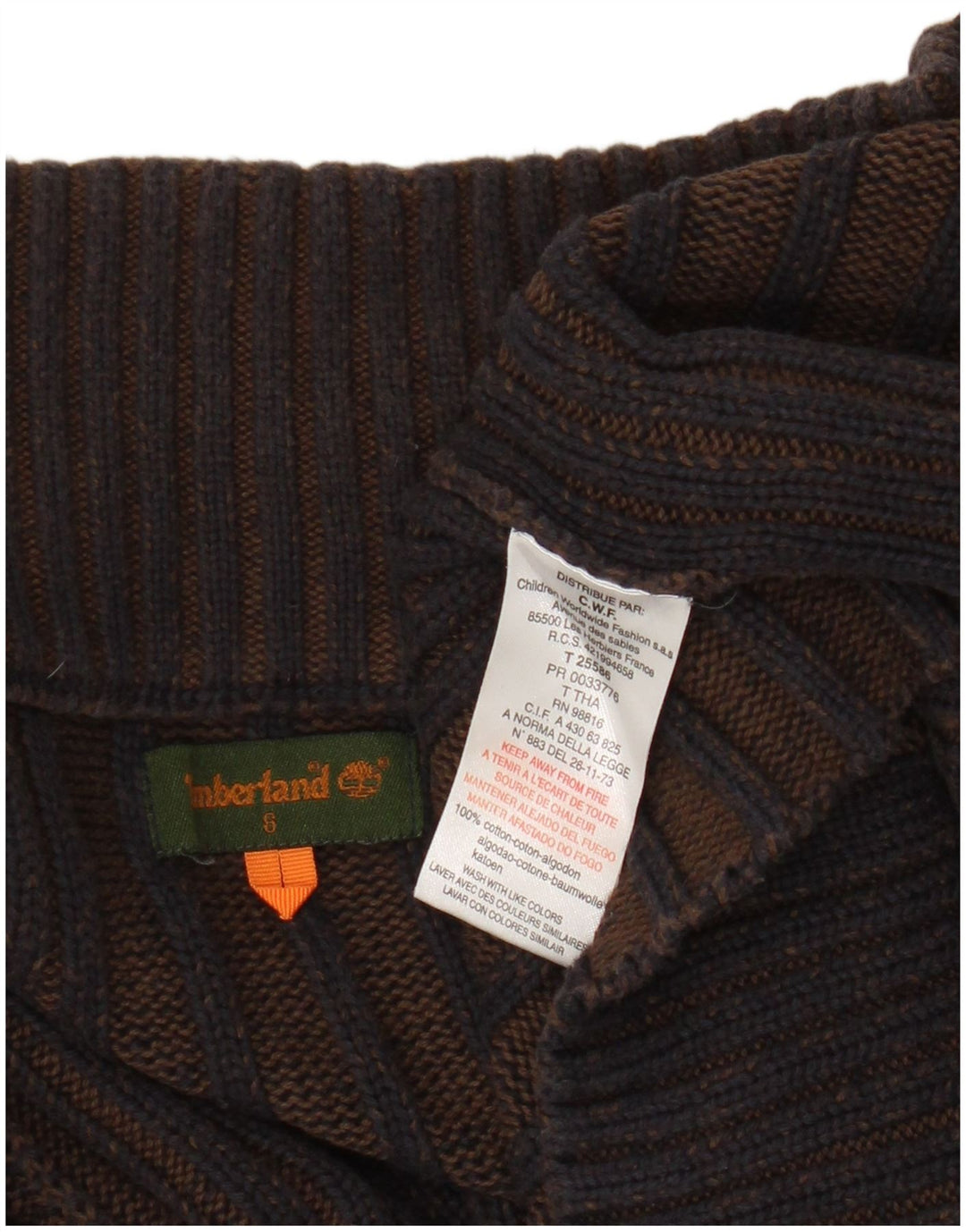 Timberland Chłopięcy sweter kardigan 7-8 lat Granatowa bawełna