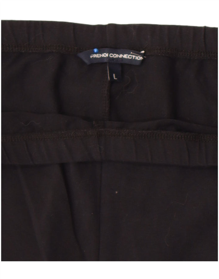 Legginsy damskie French Connection UK 14, duże, czarne w kwiaty