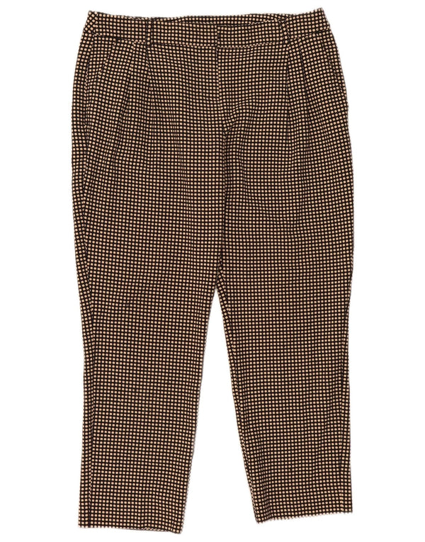 Spodnie damskie Max & Co. Pegged Chino UK 16 Large W38 L28 Brązowe kropki