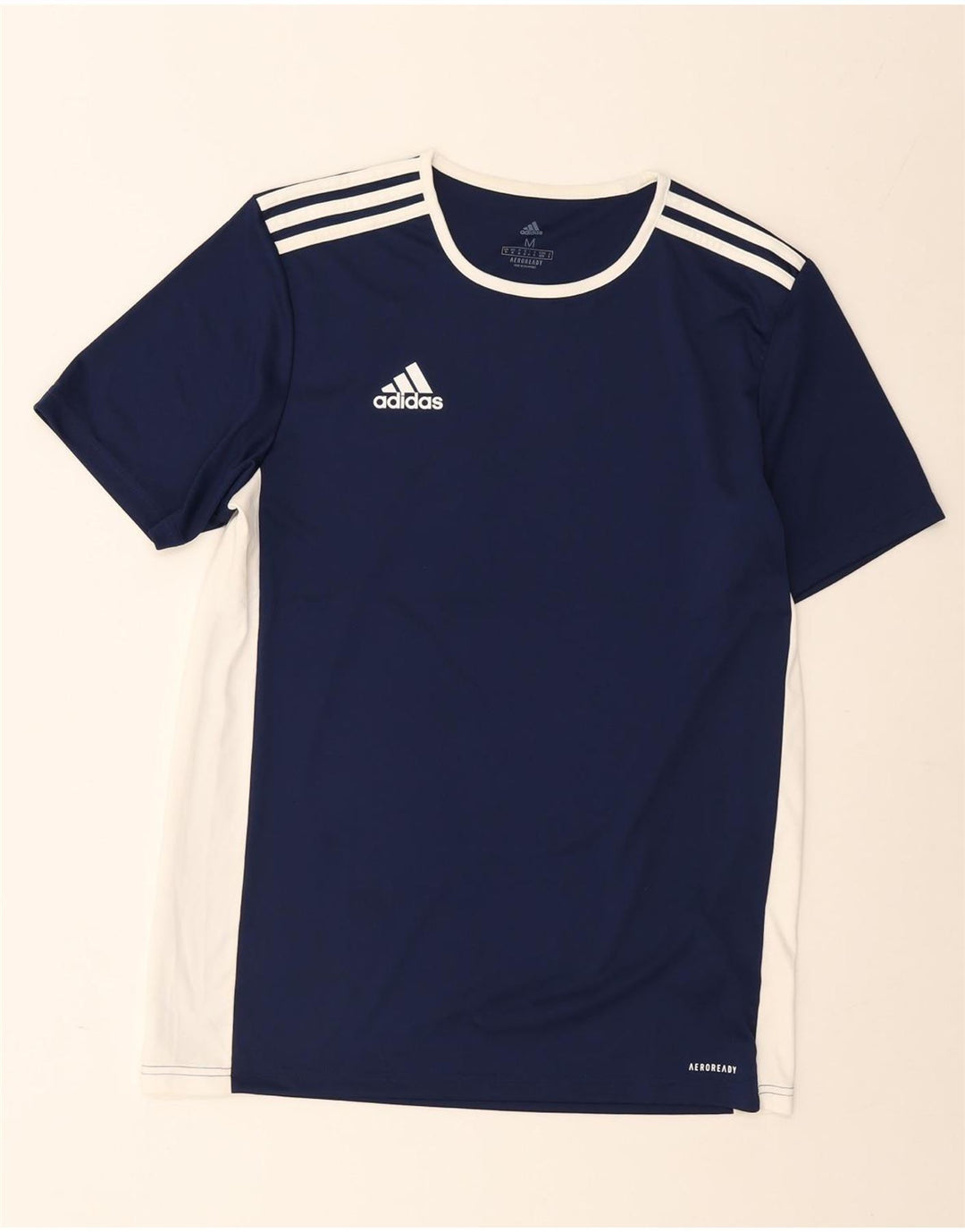 Męska koszulka Adidas Aeroready Top Medium Granatowy Poliester z blokami kolorów