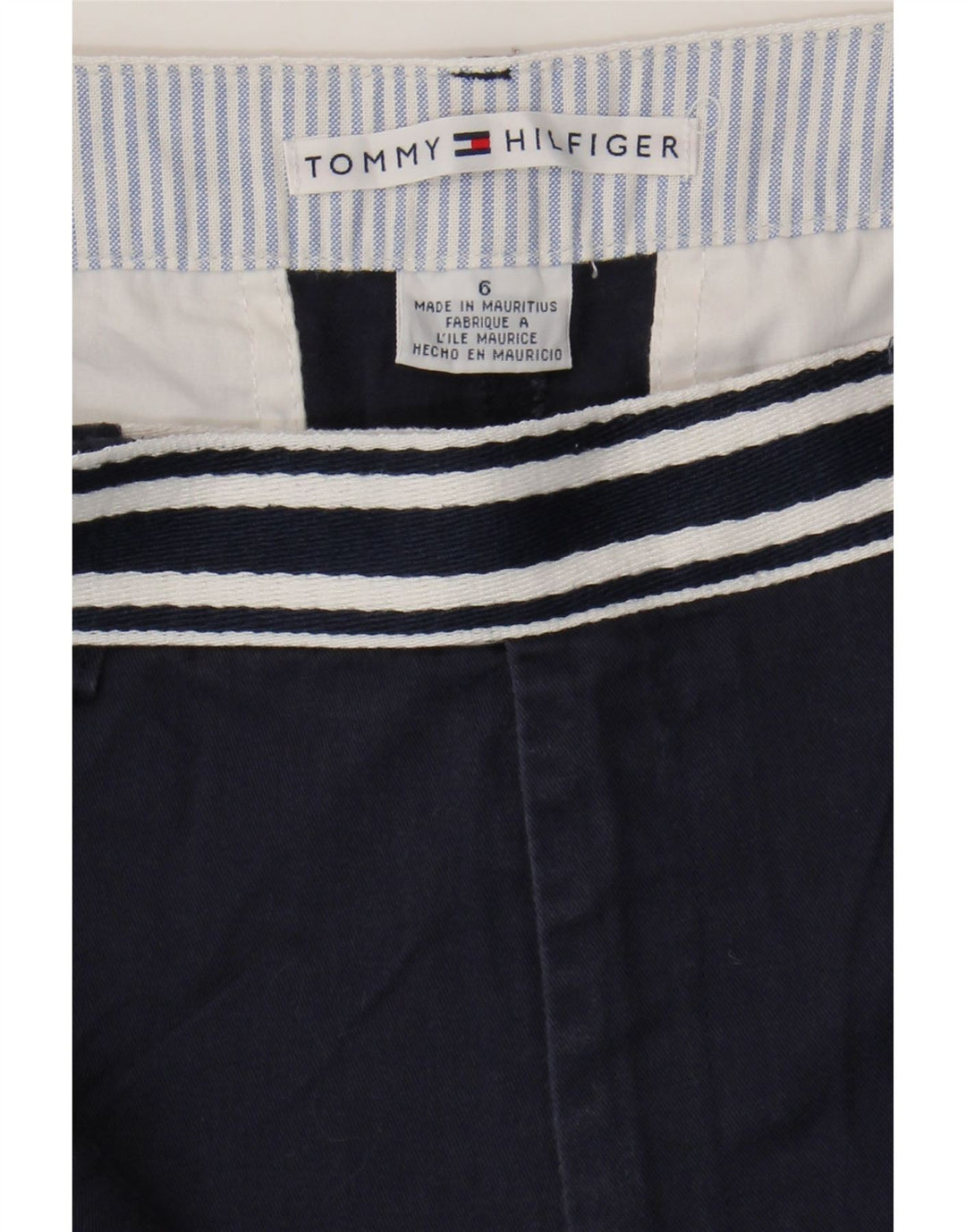 Damskie spodenki chino TOMMY HILFIGER US 6 Medium W30 granatowe
