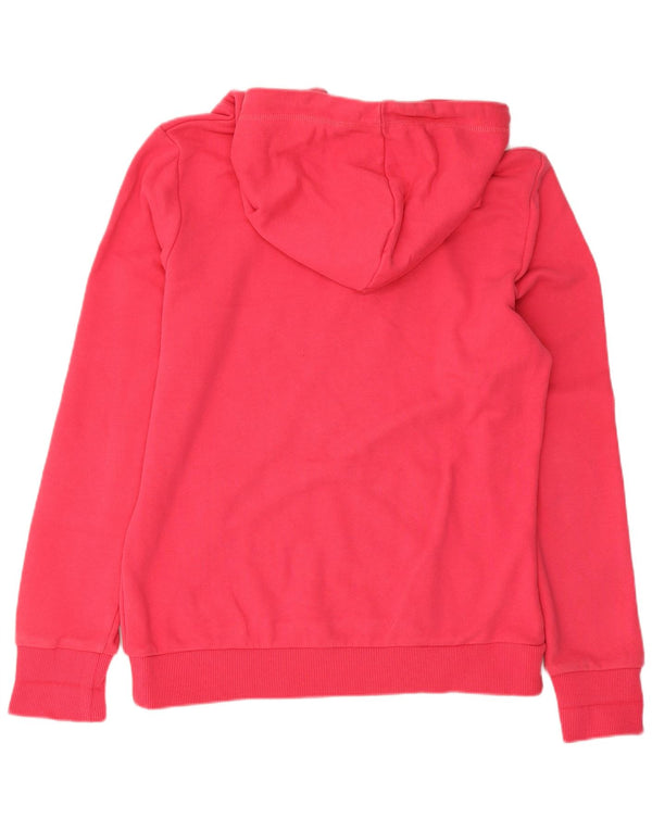 Damski sweter z kapturem Superdry, UK 12, średni różowy, bawełniany