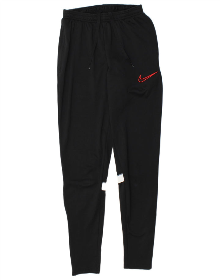 Męskie spodnie dresowe Nike Dri Fit, małe, czarne, poliestrowe
