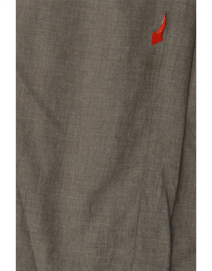 J. CREW Męskie proste spodnie Chino BOWERY W31 L30 Szara bawełna