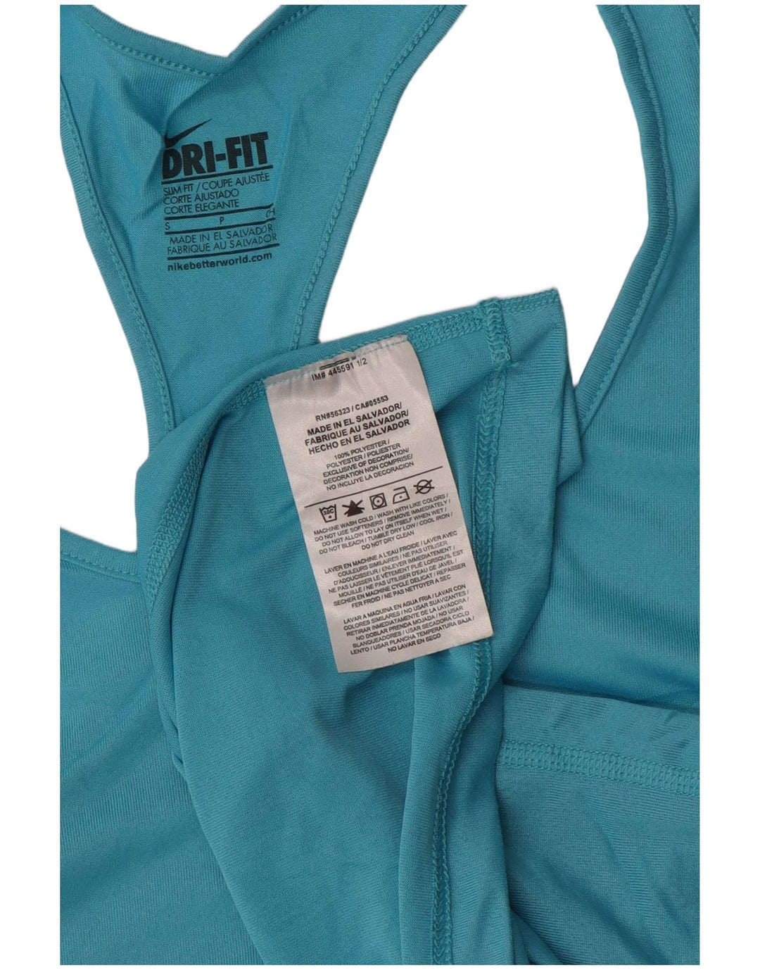 Damska kamizelka NIKE Dri Fit Slim Fit UK 8, mały, niebieski poliester