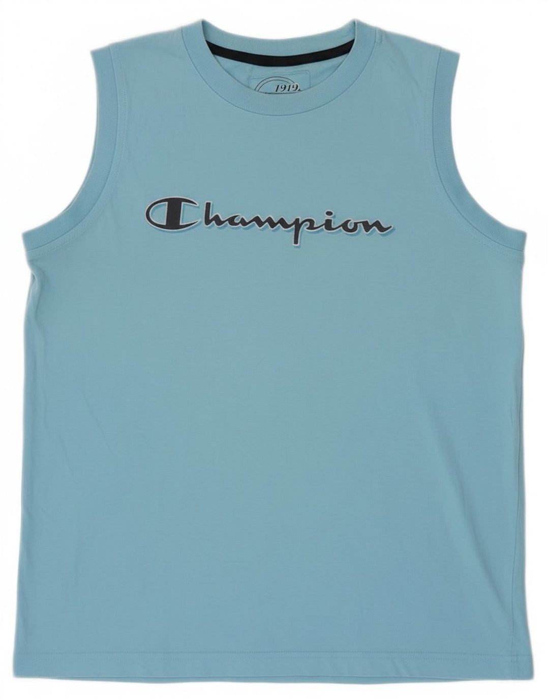 Chłopięca kamizelka z grafiką Champion 13-14 lat XL, niebieska bawełna