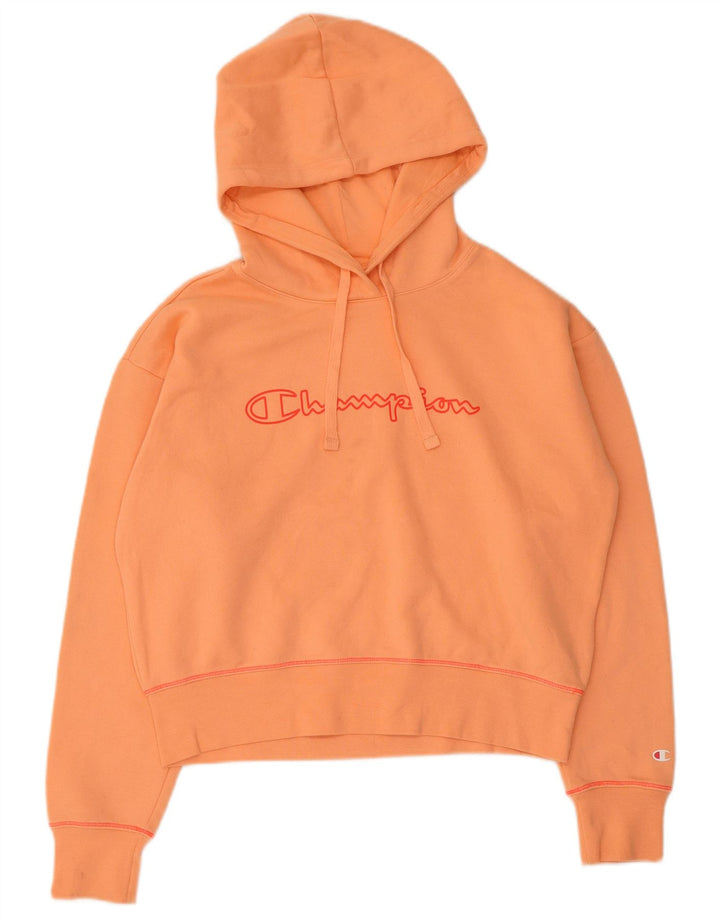 Damska bluza z kapturem Champion Graphic Oversize UK 14, średnia pomarańcza