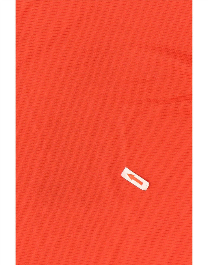 Adidas Męski T-shirt Climacool Top Średni Czerwony Poliester