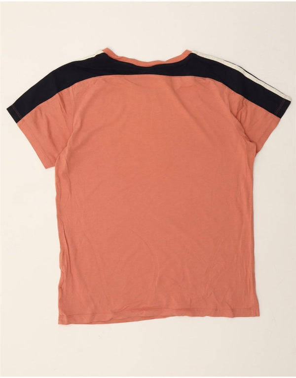 Damska koszulka Adidas Oversized Graphic Top UK 8 Small Pink Colorblock