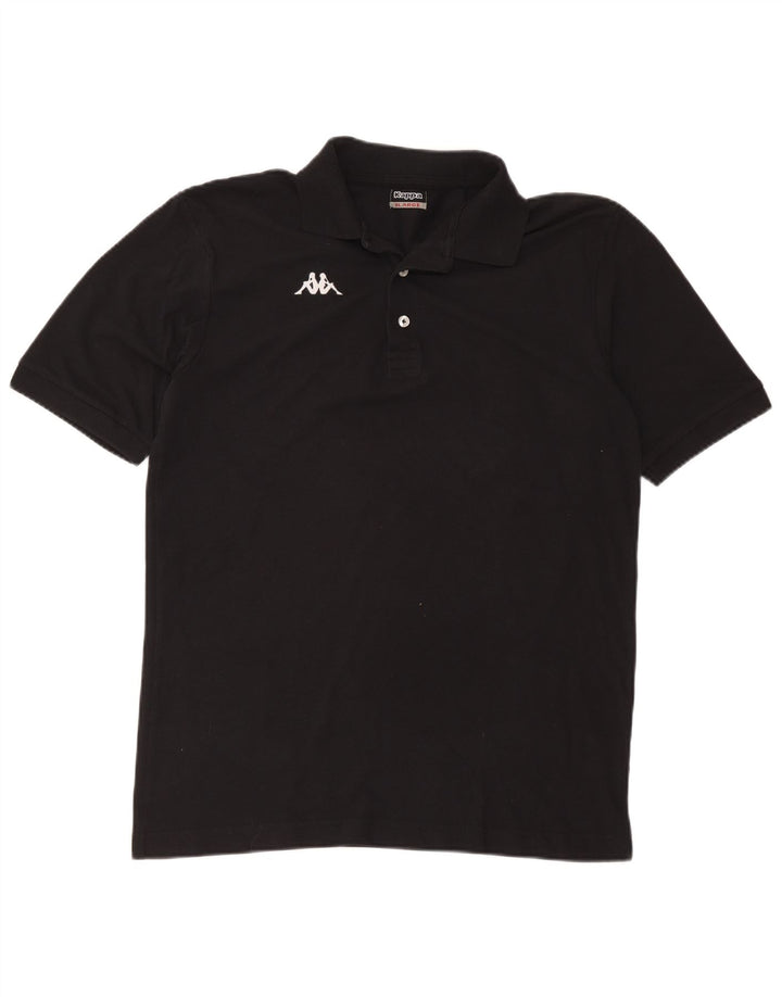Męska koszulka polo Kappa XL, czarna, bawełniana