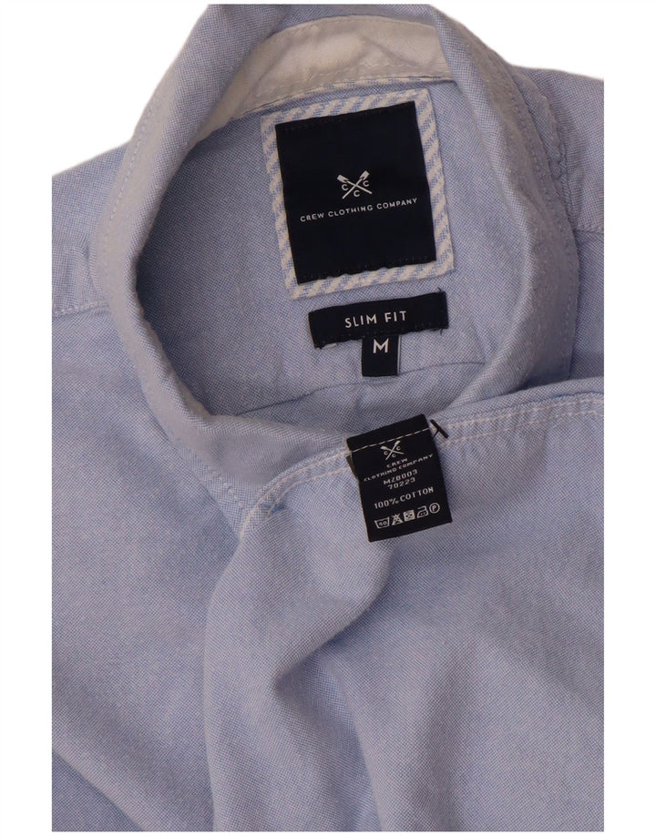 CREW CLOTHING Koszula męska slim fit, bawełniana, w kolorze średnioniebieskim