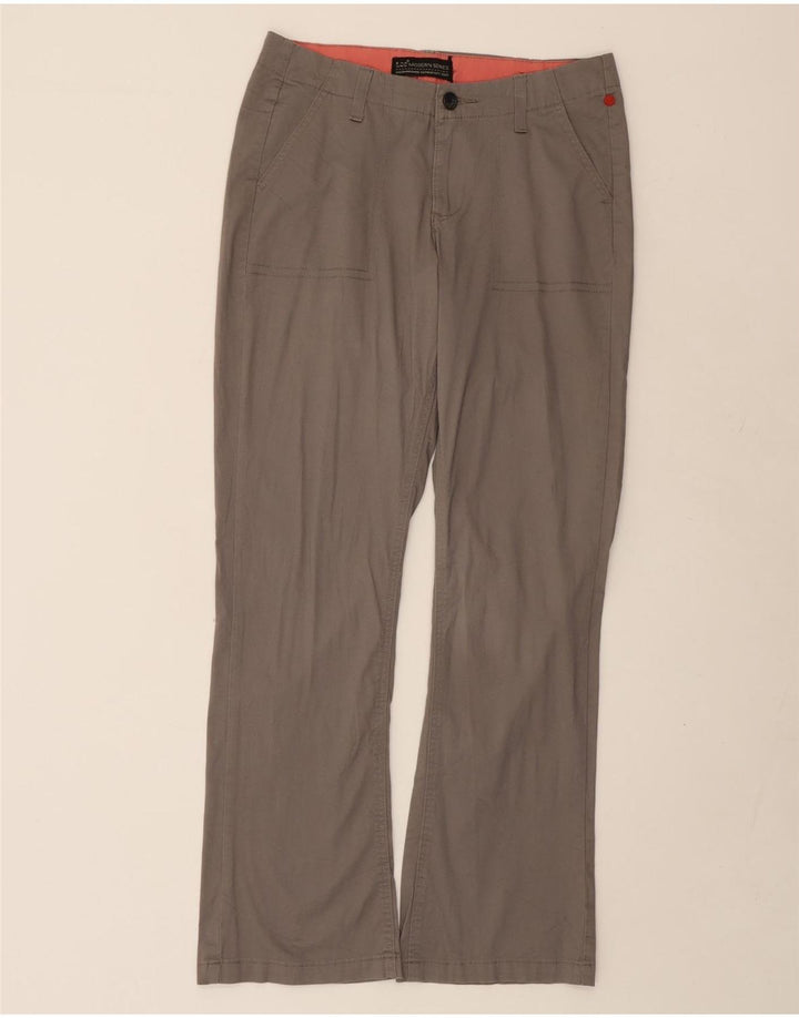 LEE Womens Modern Series Bootcut Chino Trousers W30 L30 Grey