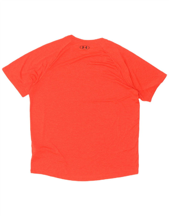 Męska koszulka t-shirt Under Armour Heat Gear, rozmiar XL, czerwony, poliester