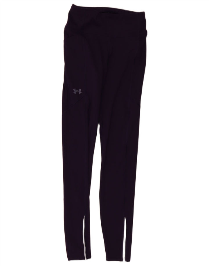 Legginsy damskie Under Armour UK 4 XS, fioletowe, poliestrowe
