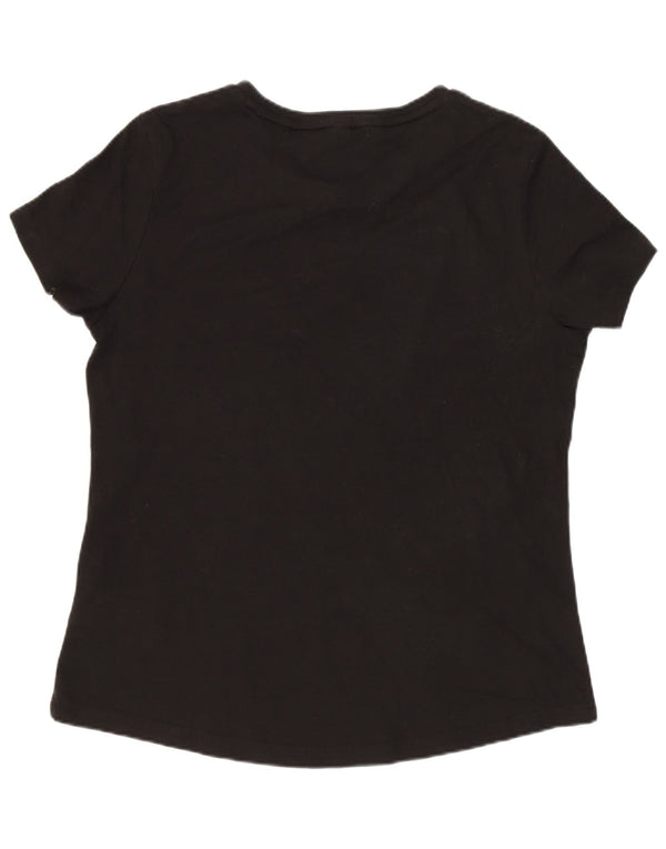 T-shirt damski Puma Top UK 18 XL, czarny, bawełniany