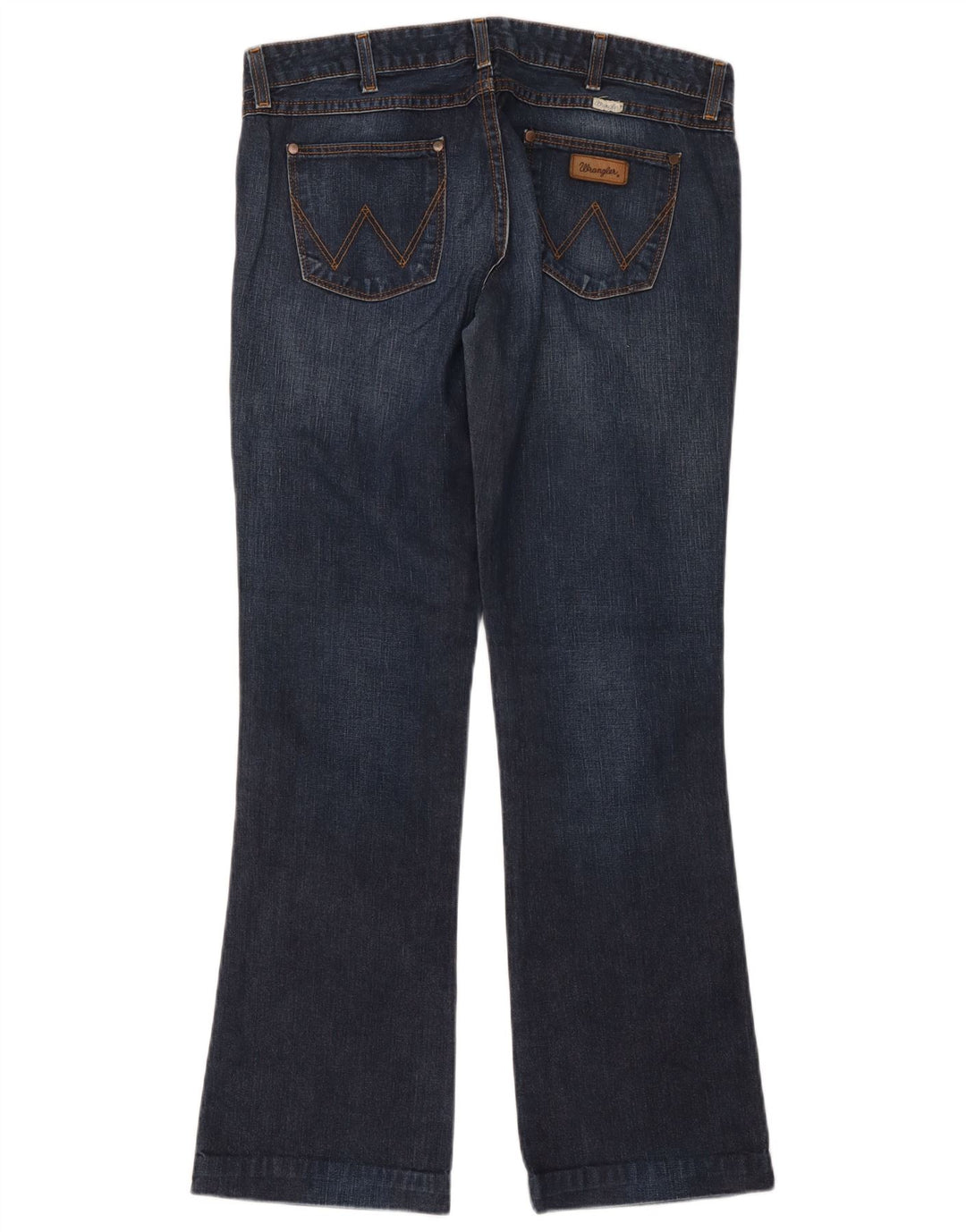 Jeansy Wrangler Damskie Megan Bootcut W32 L34 Granatowe Bawełniane
