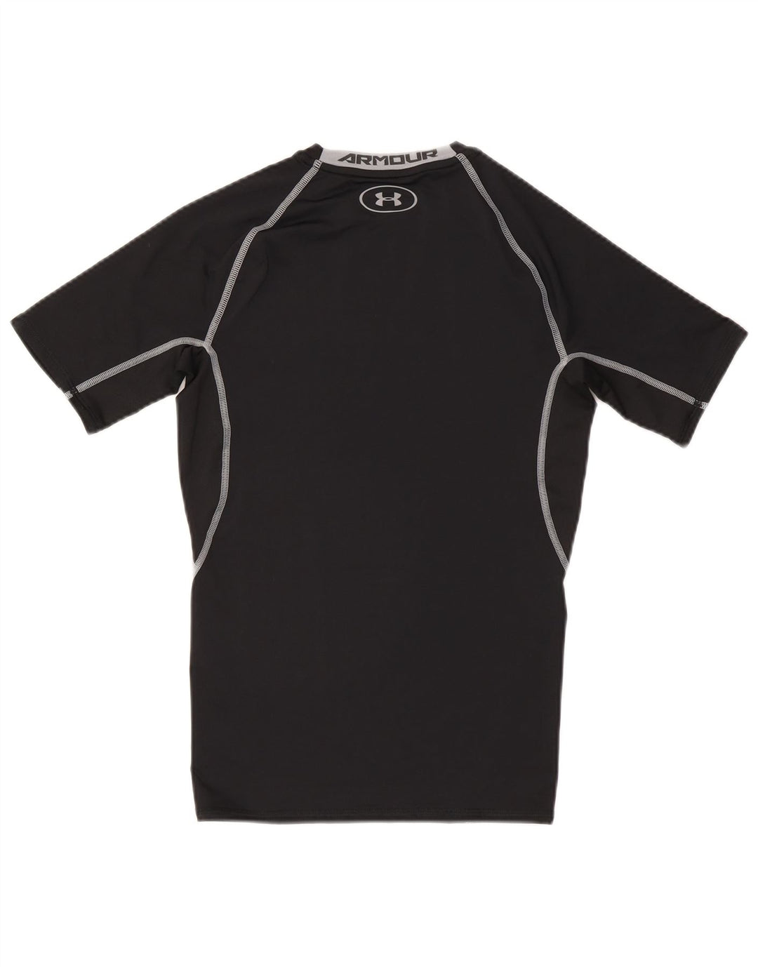 Męski T-shirt z grafiką Under Armour Heat Gear, średni czarny poliester