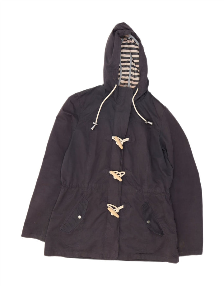 Damska kurtka przeciwdeszczowa z kapturem FAT FACE UK 12, średni granat