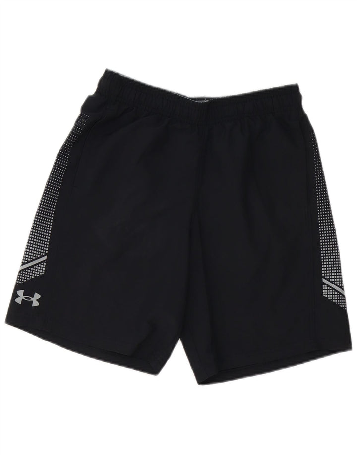 Chłopięce spodenki sportowe Under Armour na 11-12 lat, duże, czarne, poliestrowe