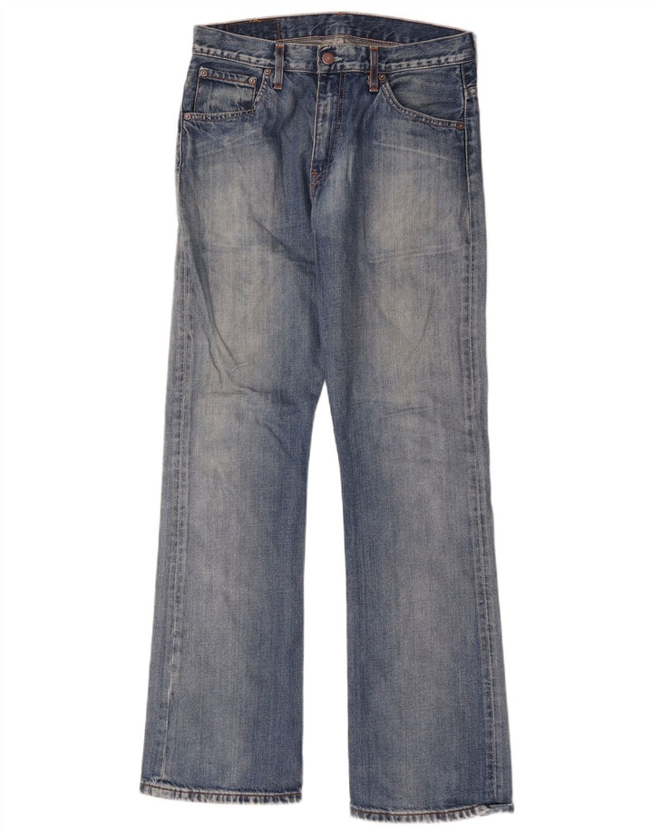 Męskie jeansy Levi's 507 Slim Bootcut W31 L34 Niebieska bawełna