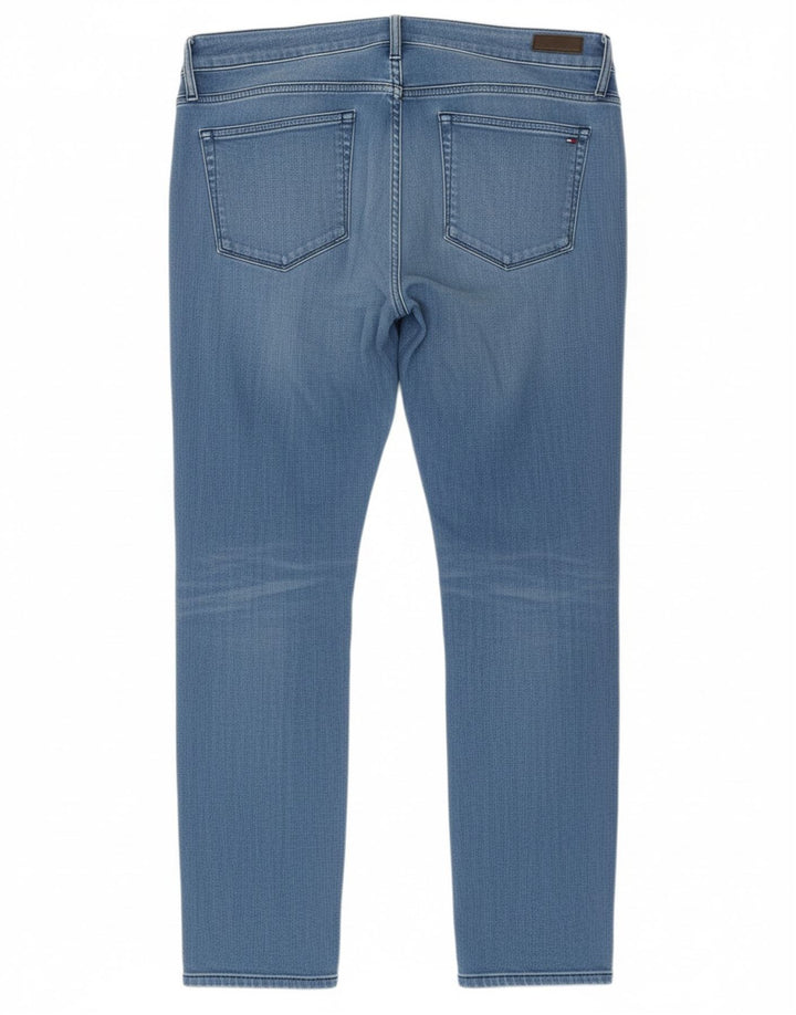 TOMMY HILFIGER Womens Straight Jeans W34 L28 Blue Cotton