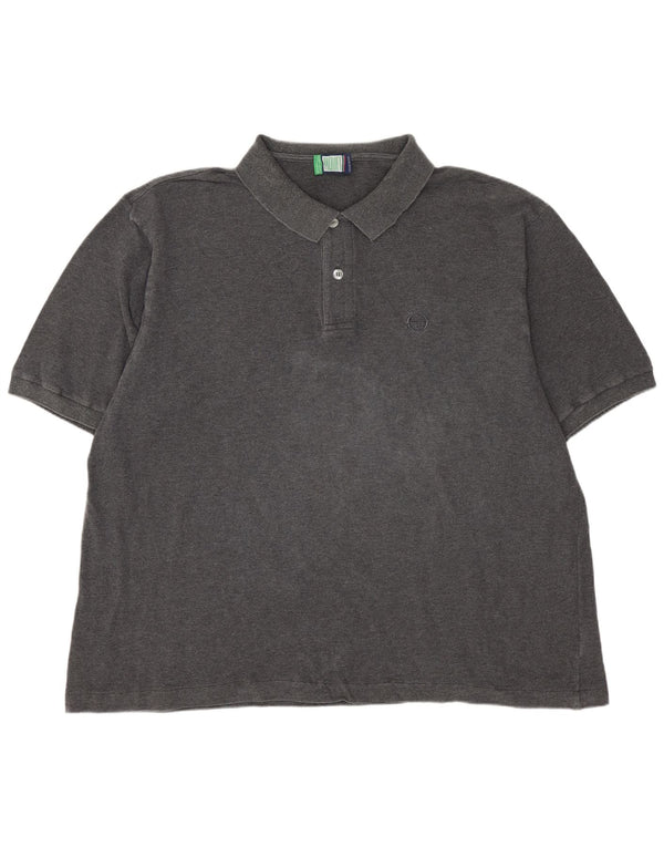 Męska koszulka polo SERGIO TACCHINI IT 58 2XL Szara bawełna