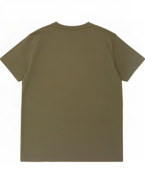 T-shirt męski Hugo Boss, mały, bawełniany khaki