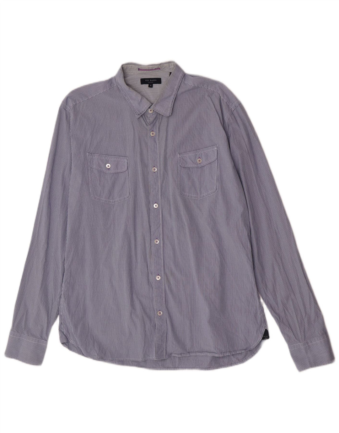 Koszula męska Ted Baker, rozmiar 6, 2XL, granatowa w kratkę