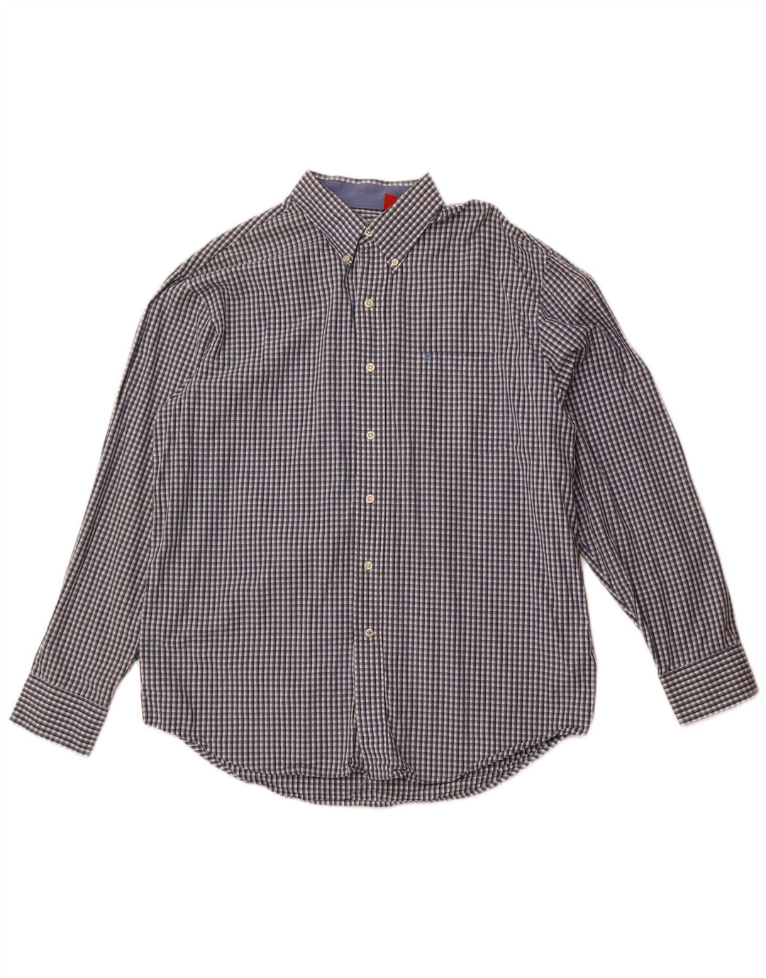 Koszula męska Izod, bawełniana, w dużą niebieską kratkę