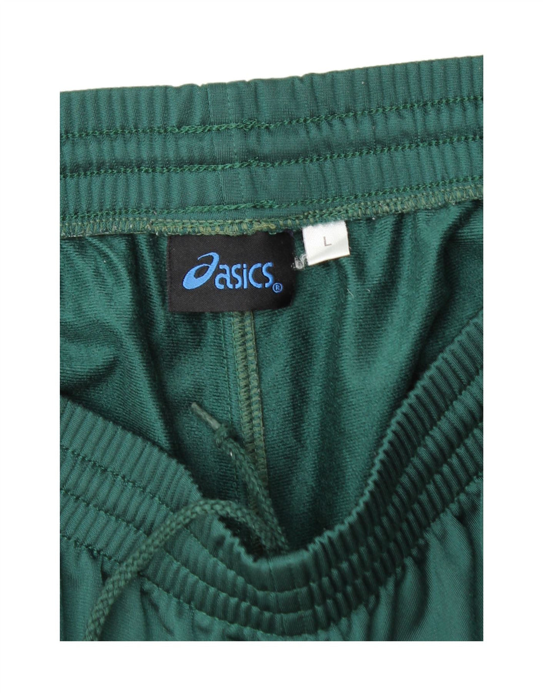 Męskie spodnie dresowe ASICS, duże, zielone, z poliestru