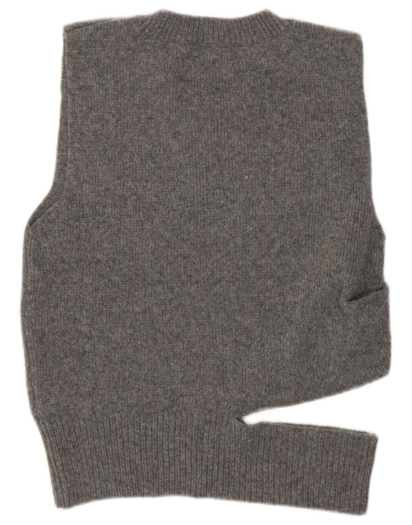 Damski podkoszulek Zara Crop Vest UK 10 Small, szara wełna