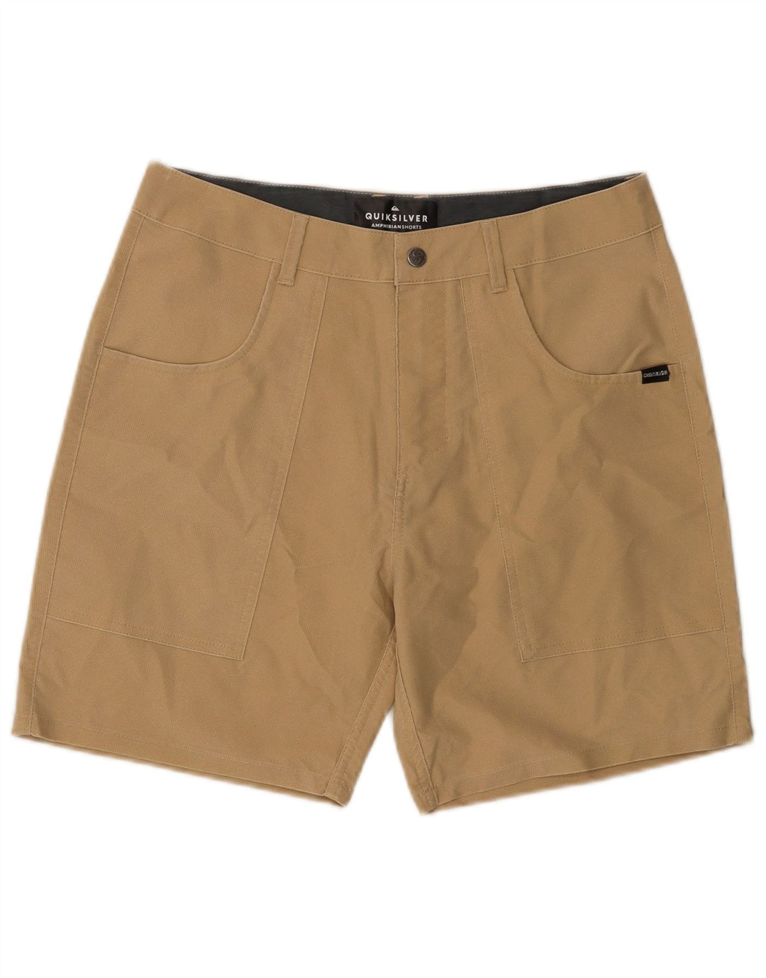 Męskie spodenki na co dzień Quiksilver Amphibian W30 Średni beżowy poliester