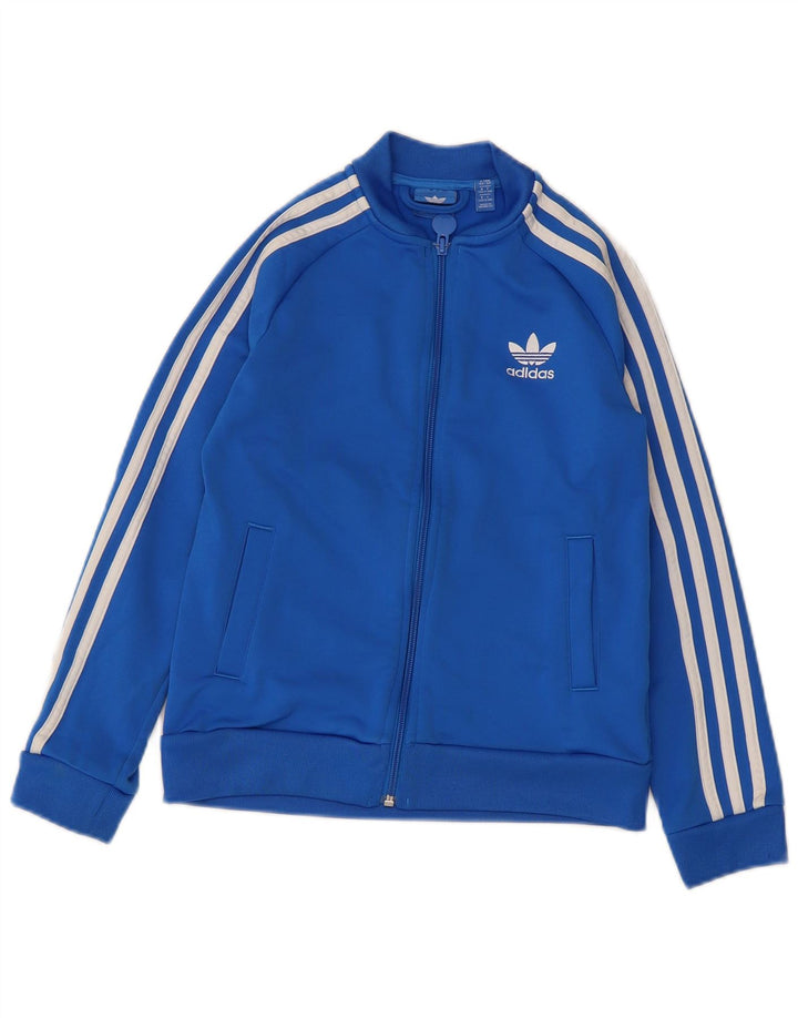 Kurtka chłopięca Adidas Dresowa Top 9-10 Lat Niebieski Poliester