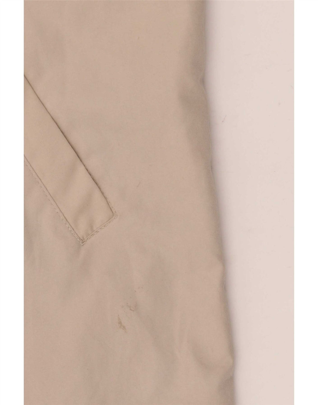 Męski płaszcz przeciwdeszczowy z kapturem Armani Jeans IT 52 XL Beżowy poliester