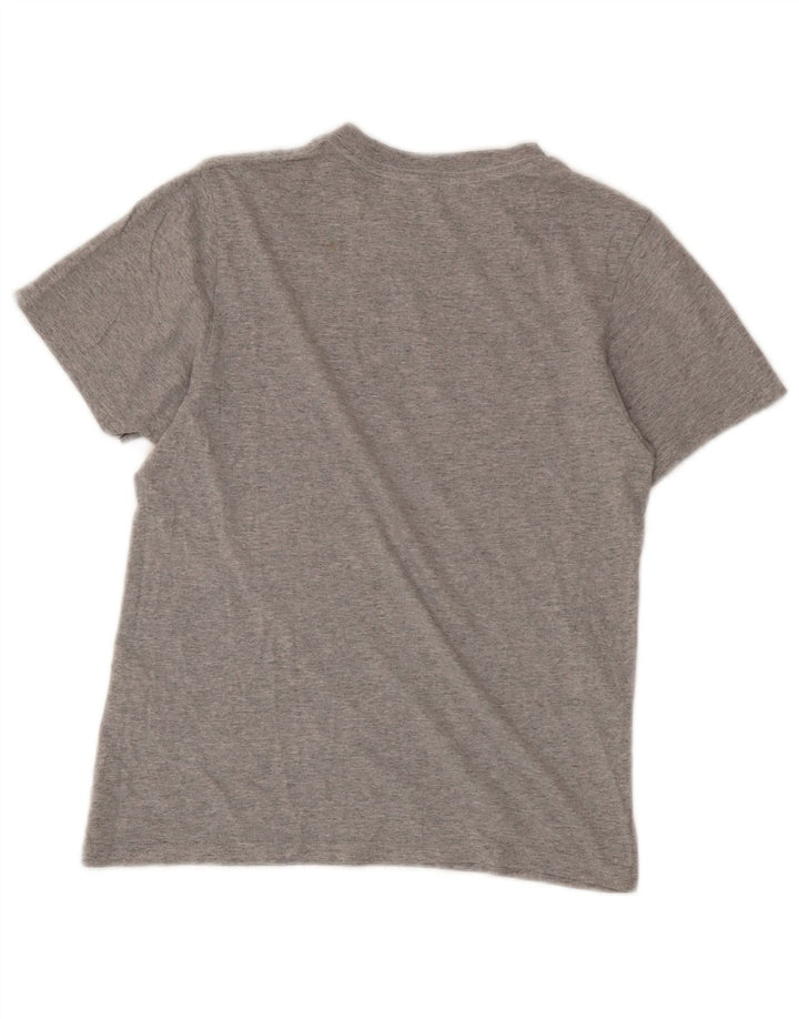 Chłopięcy T-shirt z grafiką Vans na 10-11 lat, średnioszary, bawełniany w plamki