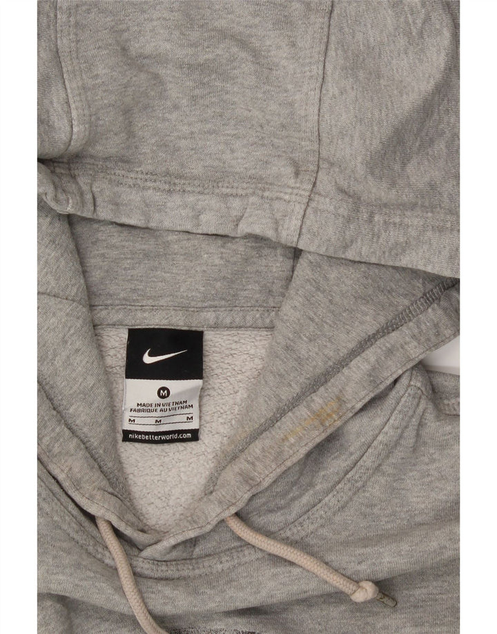 NIKE Mens Graphic Hoodie Jumper Medium Grey Cotton Vintage Nike and Second-Hand Nike from Messina Hembry 