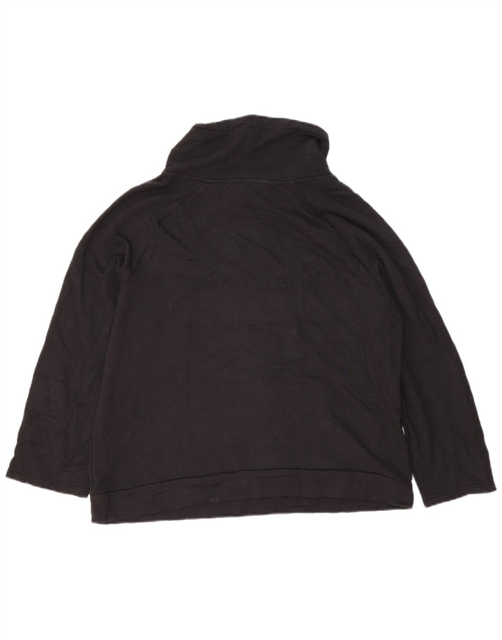 Damska bluza oversize Fat Face z wywijanym dekoltem UK 10, mała czarna