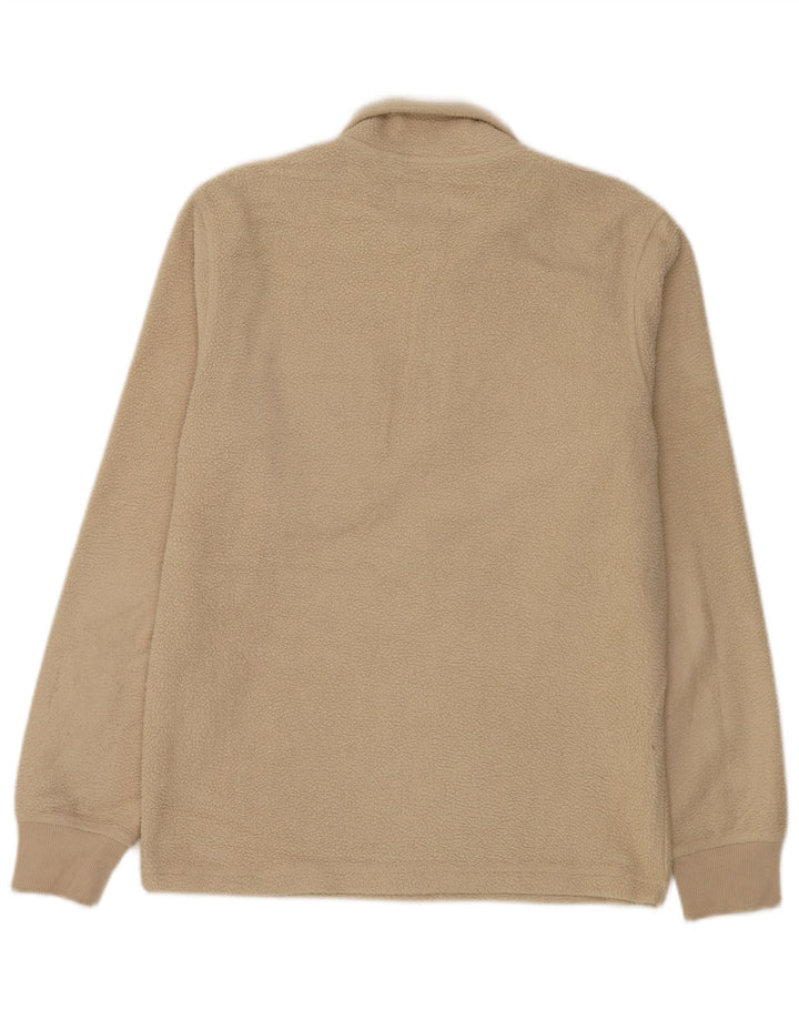 Męski sweter polarowy Jack & Jones z zamkiem błyskawicznym, średni beżowy poliester
