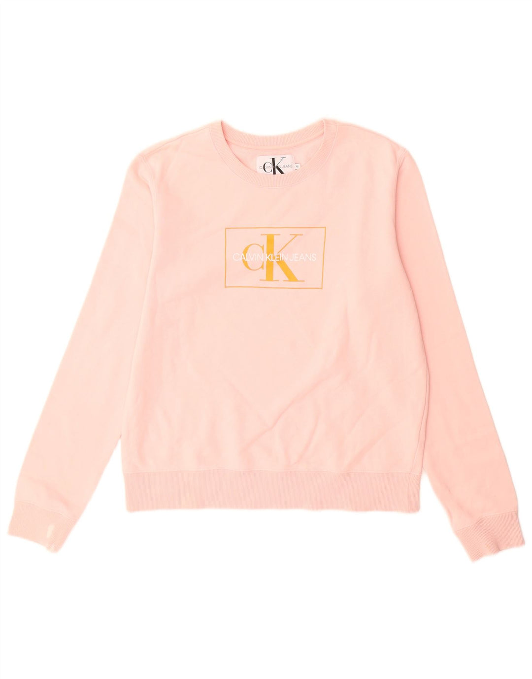 Damska bluza z grafiką Calvin Klein Jeans, UK 14, średni róż