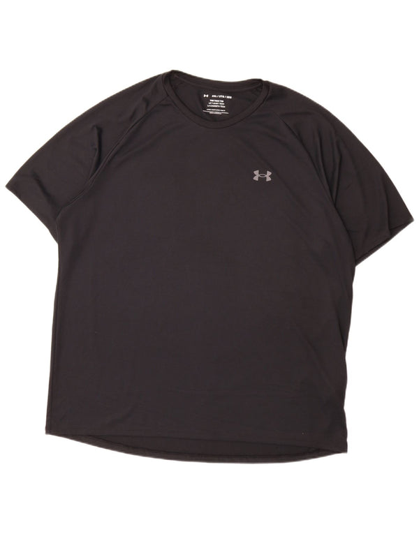 Koszulka męska Under Armour Top 2XL, czarny poliester
