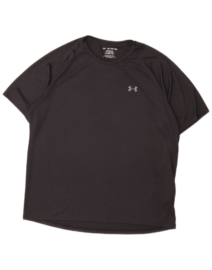 Koszulka męska Under Armour Top 2XL, czarny poliester