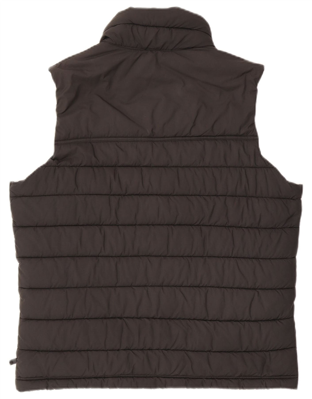 HOLLISTER Mens Padded Gilet UK 42 XL Grey Polyester Vintage Hollister and Second-Hand Hollister from Messina Hembry 